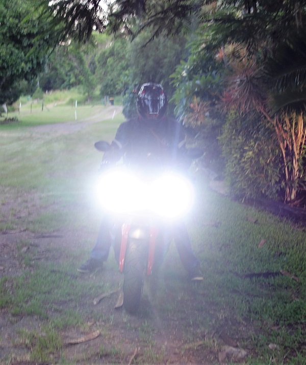 Brilliant LED motorcycle lights