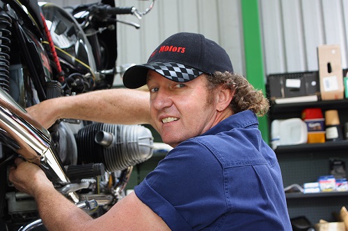 Tor - our senior BMW motorcycle technician